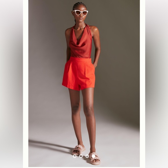 Anthropologie  DOLAN Cowl Neck Halter Top Size M. - Picture 4 of 9